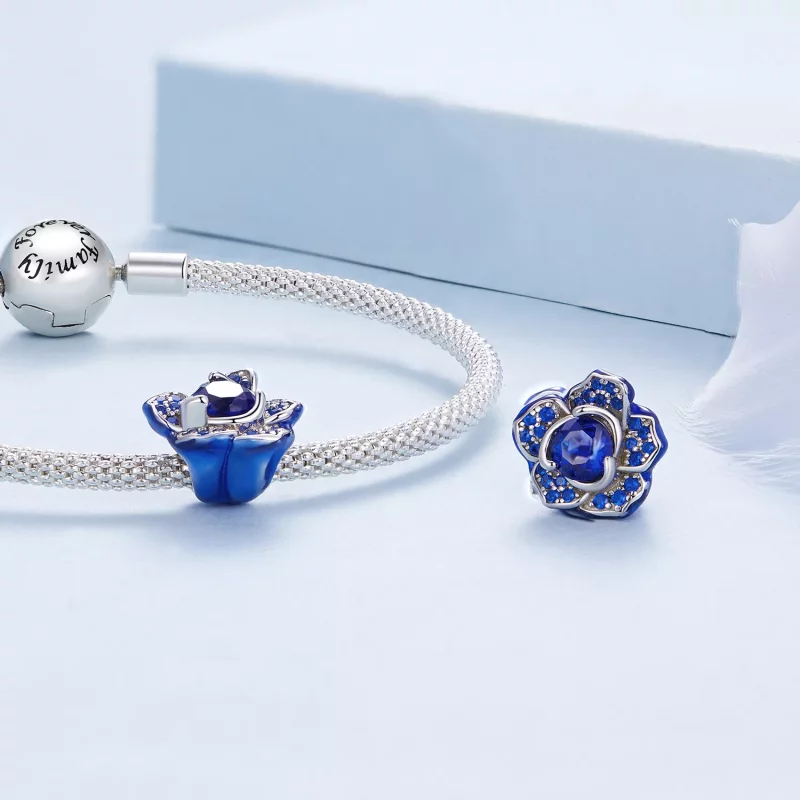(afbeelding voor) Pandora Stijl Blauwe Enchantress Bedel - BSC879 - Bekijken 4