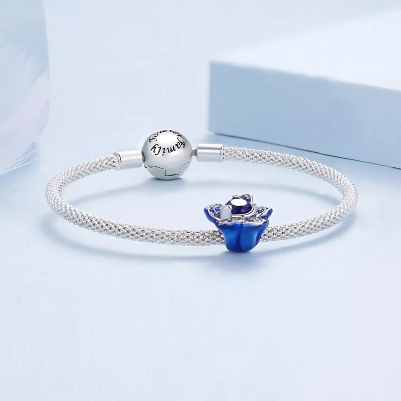 (afbeelding voor) Pandora Stijl Blauwe Enchantress Bedel - BSC879 - Bekijken 5