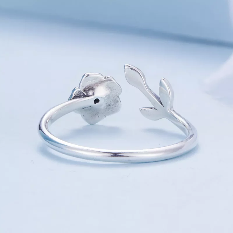 (afbeelding voor) Pandora Stijl Bloem Open Ring - BSR394 - Bekijken 4