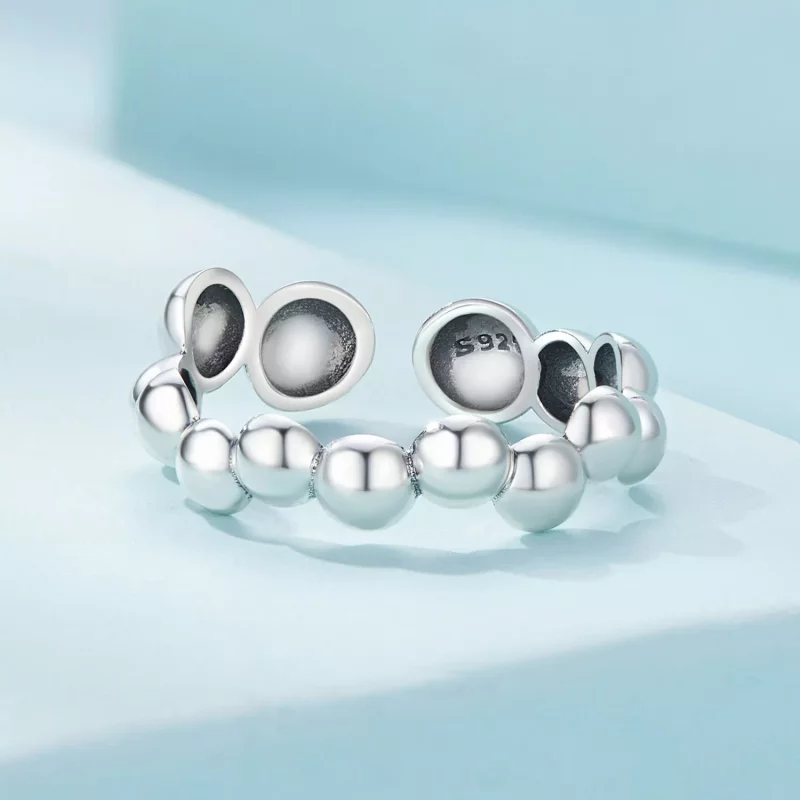 (afbeelding voor) Pandora Stijl Bubbel Ring - SCR962-E - Bekijken 3