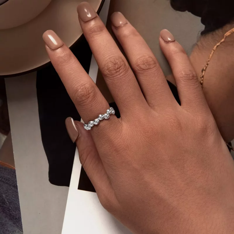 (afbeelding voor) Pandora Stijl Bubbel Ring - SCR962-E - Bekijken 5