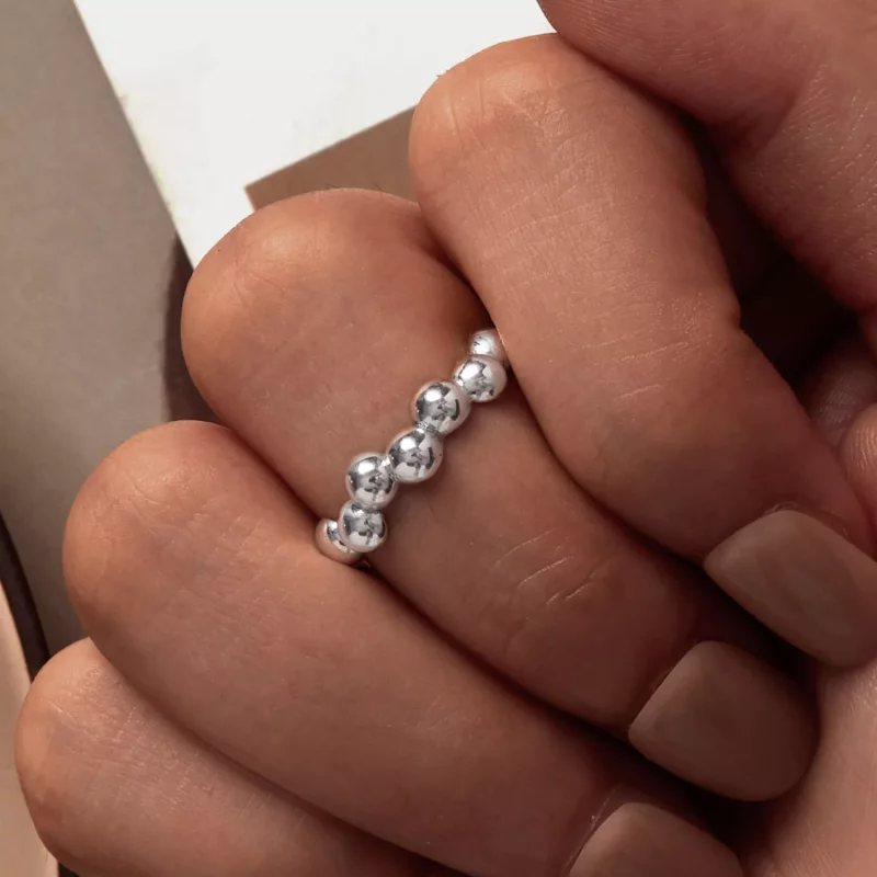 (afbeelding voor) Pandora Stijl Bubbel Ring - SCR962-E - Bekijken 6