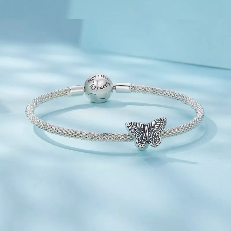 (afbeelding voor) Pandora-stijl Butterfly Silicone Charm - SCC2551 - Bekijken 5