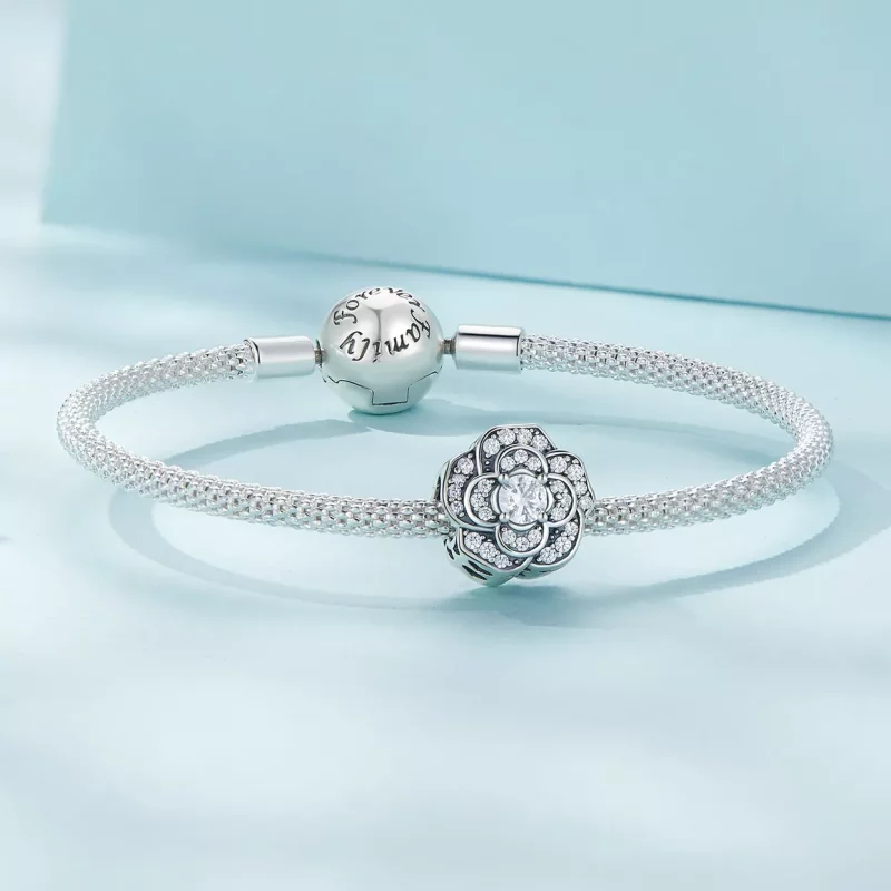 (afbeelding voor) Pandora Stijl Camellia Bedel - SCC2493 - Bekijken 5