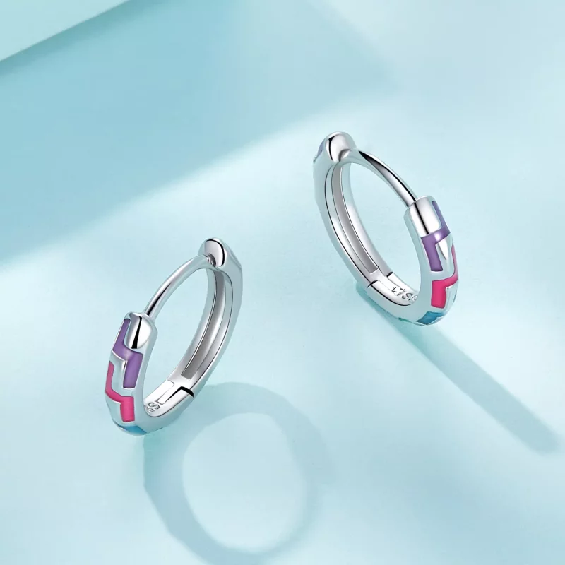 (afbeelding voor) Pandora Stijl Cyber Luminous Oorringen - SCE1645 - Bekijken 3