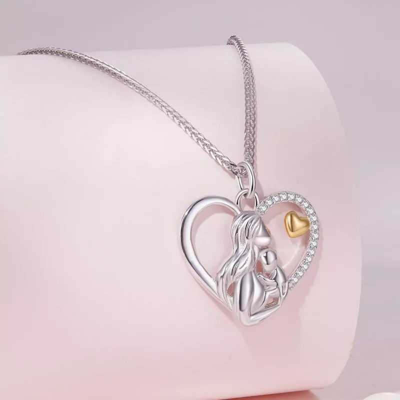 (afbeelding voor) Pandora-stijl Diepe Liefde Tussen Moeder en Zoon Ketting - SCN498 - Bekijken 2