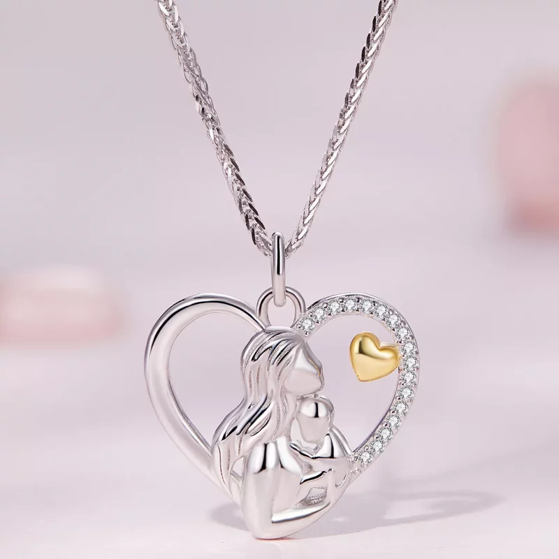 (afbeelding voor) Pandora-stijl Diepe Liefde Tussen Moeder en Zoon Ketting - SCN498 - Bekijken 3