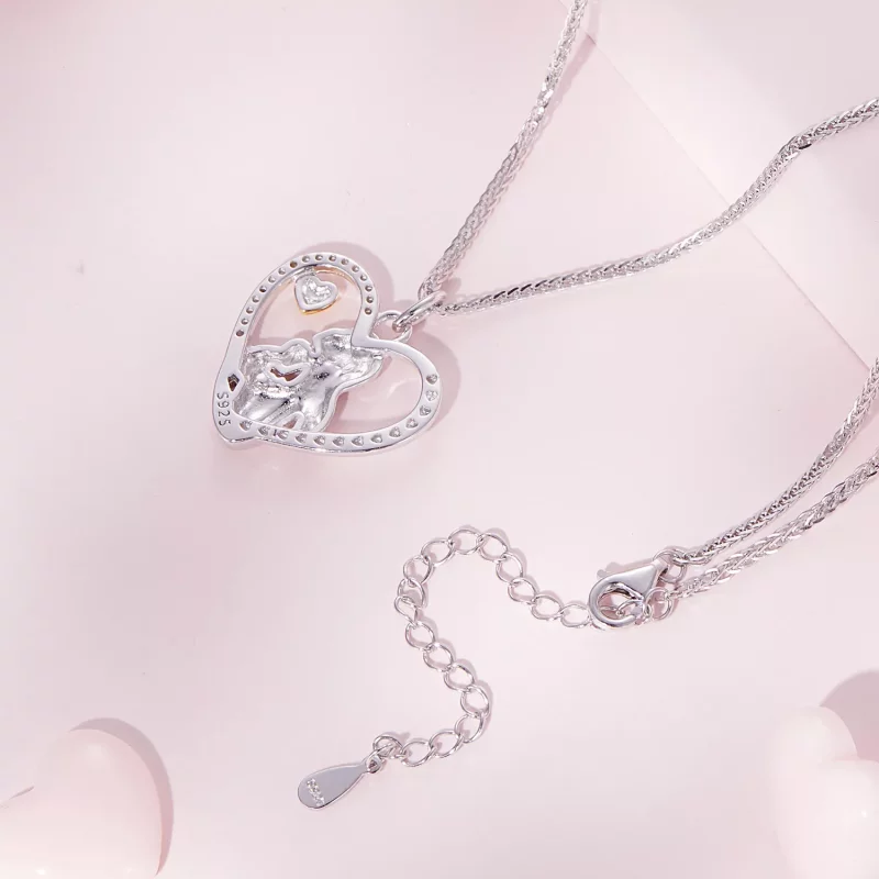 (afbeelding voor) Pandora-stijl Diepe Liefde Tussen Moeder en Zoon Ketting - SCN498 - Bekijken 4