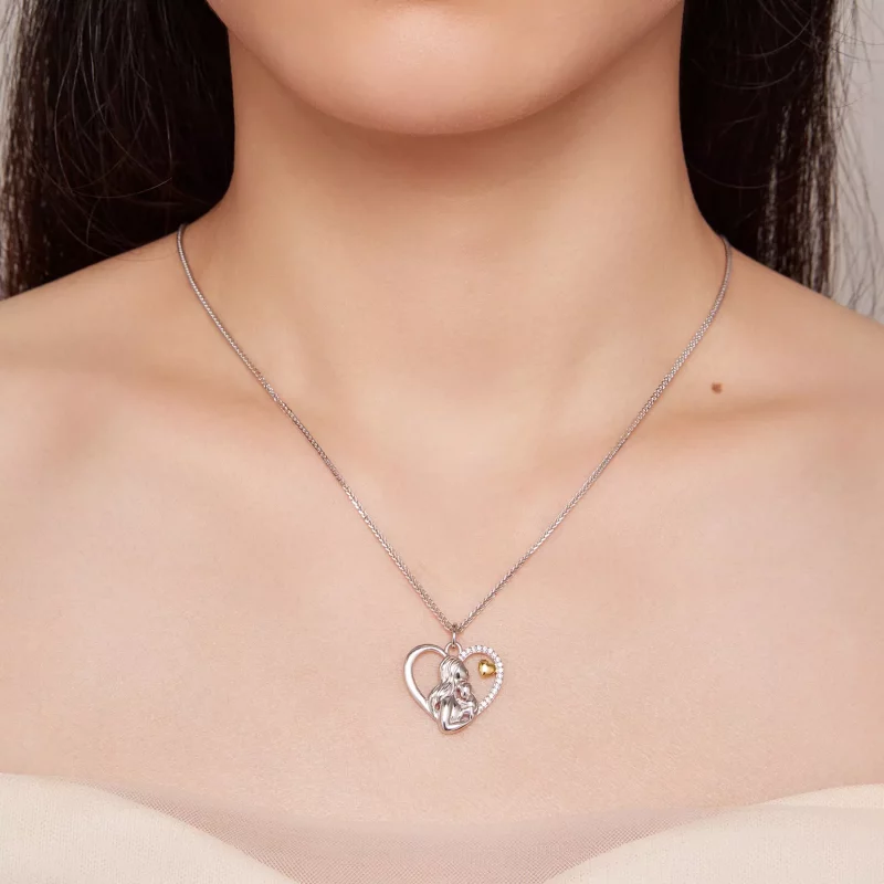 (afbeelding voor) Pandora-stijl Diepe Liefde Tussen Moeder en Zoon Ketting - SCN498 - Bekijken 6