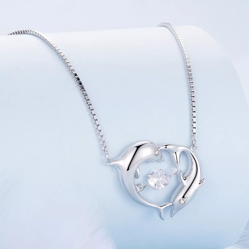 (afbeelding voor) Pandora Stijl Dolfijn Slimme Ketting - BSN340 - Bekijken 2