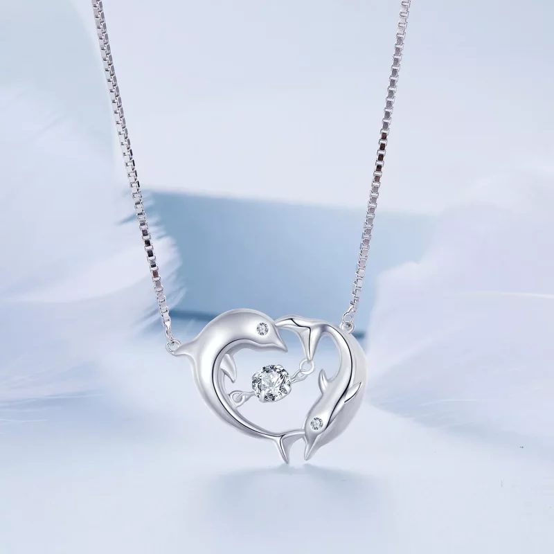 (afbeelding voor) Pandora Stijl Dolfijn Slimme Ketting - BSN340 - Bekijken 3