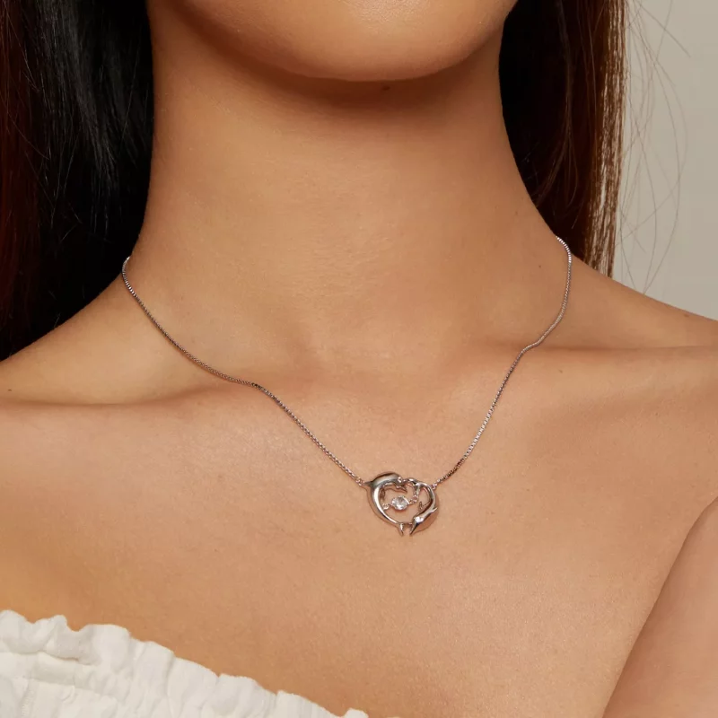 (afbeelding voor) Pandora Stijl Dolfijn Slimme Ketting - BSN340 - Bekijken 6
