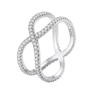 (afbeelding voor) Pandora Stijl Dubbele Laag Ring - BSR386