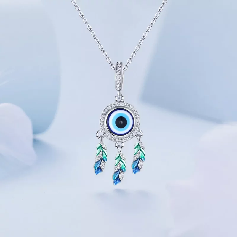 (afbeelding voor) Pandora-stijl Duivels Oog Dangle - BSC785 - Bekijken 3