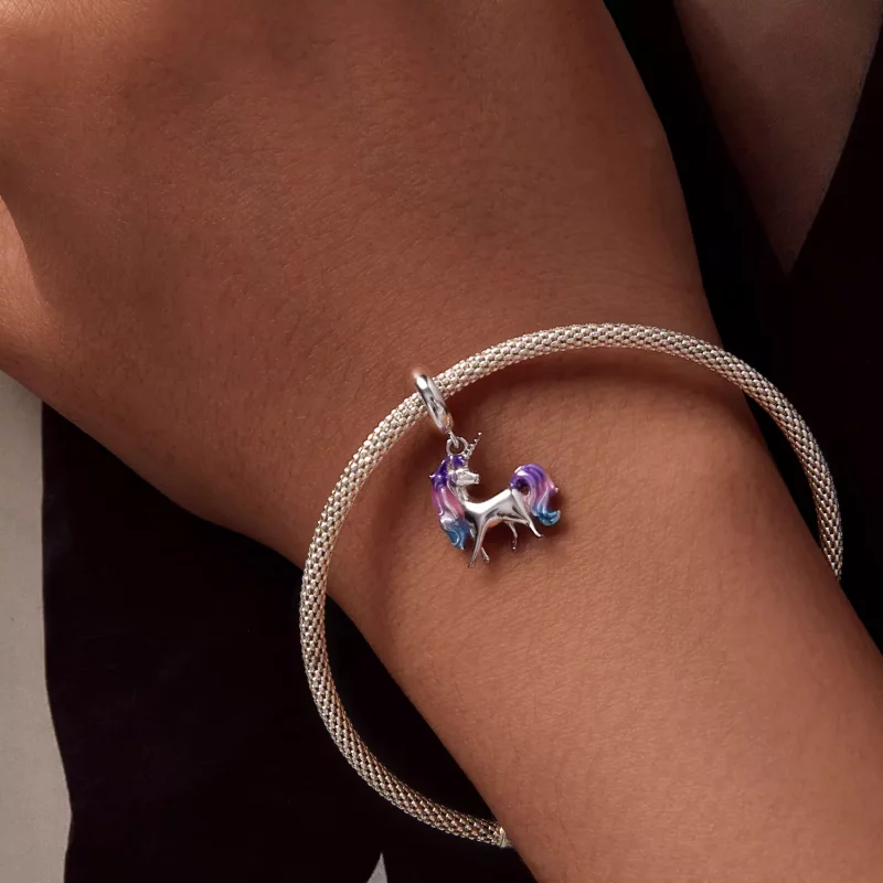 (afbeelding voor) Pandora-stijl Eenhoorn Hanger - SCC2621 - Bekijken 6