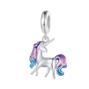 Pandora-stijl Eenhoorn Hanger - SCC2621 (afbeelding voor) Pandora-stijl Eenhoorn Hanger - SCC2621