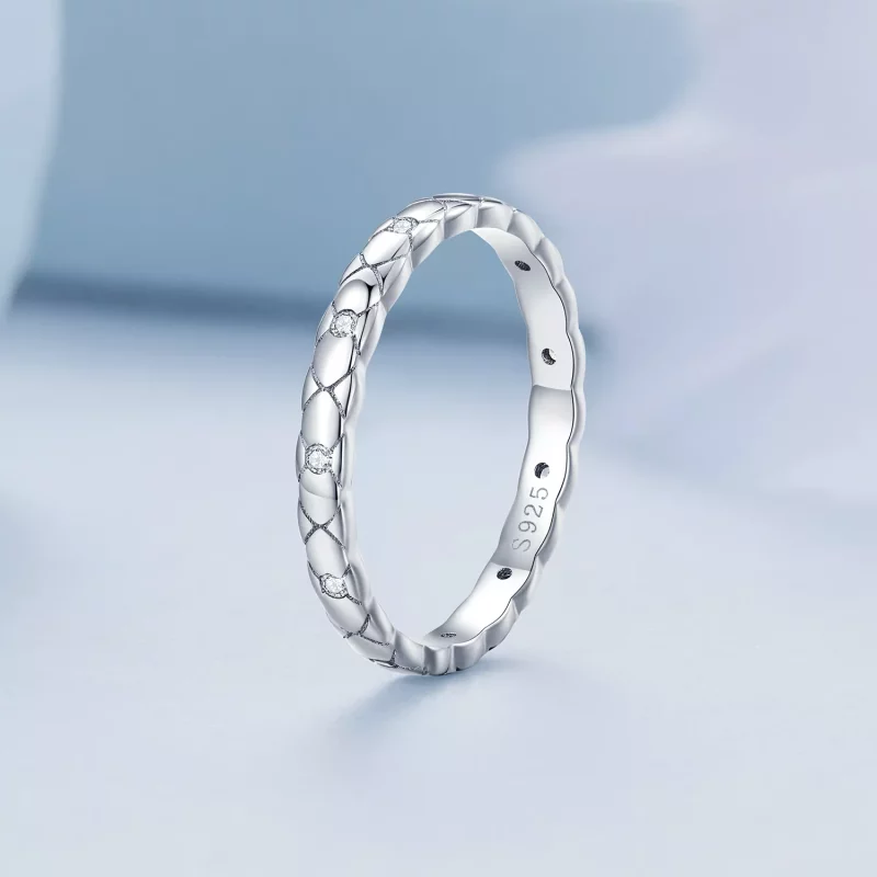 (afbeelding voor) Pandora Stijl Eenvoudige Enkele Ring - BSR425 - Bekijken 2
