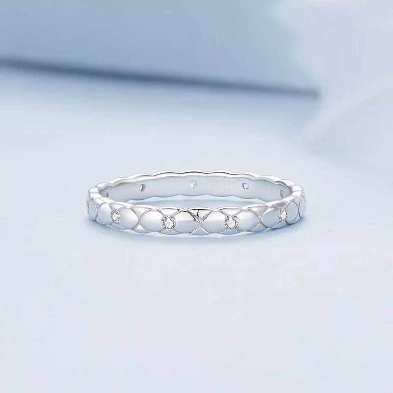 (afbeelding voor) Pandora Stijl Eenvoudige Enkele Ring - BSR425 - Bekijken 3
