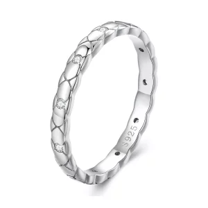 (afbeelding voor) Pandora Stijl Eenvoudige Enkele Ring - BSR425