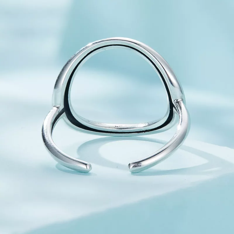 (afbeelding voor) Pandora Stijl Eenvoudige Samsara Open Ring - SCR919 - Bekijken 4