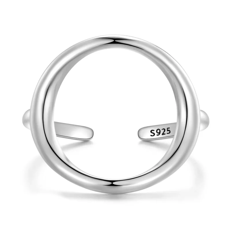 (afbeelding voor) Pandora Stijl Eenvoudige Samsara Open Ring - SCR919 - Bekijken 8