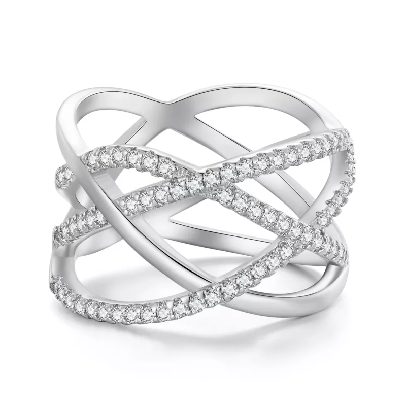 (afbeelding voor) Pandora-stijl eenvoudige Samsara Ring - BSR396 - Bekijken 8