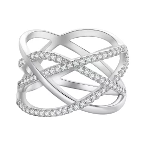 Pandora-stijl eenvoudige Samsara Ring - BSR396 (afbeelding voor) Pandora-stijl eenvoudige Samsara Ring - BSR396