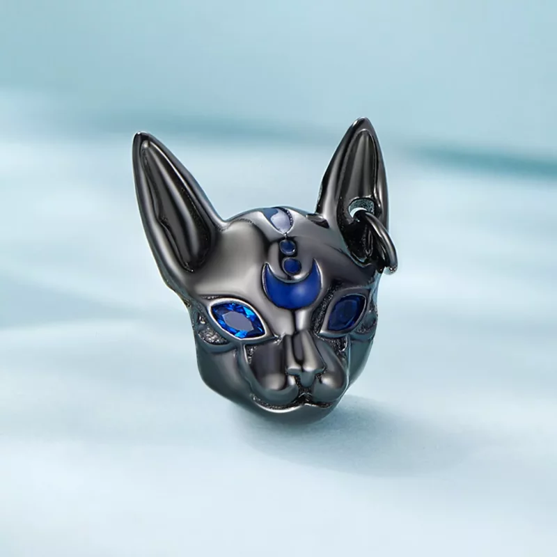 (afbeelding voor) Pandora stijl Egyptische Katten God bedel - SCC2592 - Bekijken 2