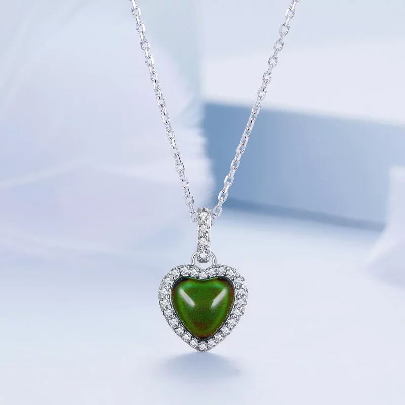 (afbeelding voor) Pandora-stijl Emotionele Hart Halsketting - BSN344 - Bekijken 4
