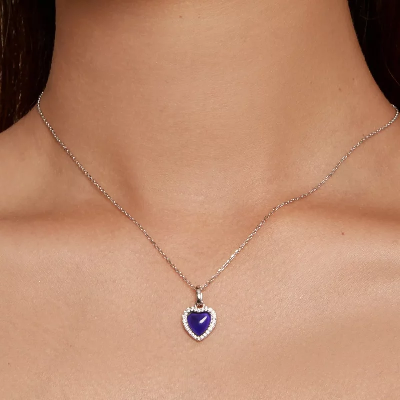 (afbeelding voor) Pandora-stijl Emotionele Hart Halsketting - BSN344 - Bekijken 7