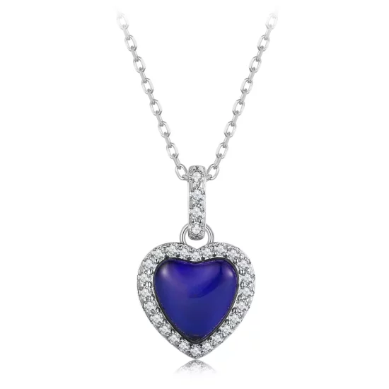 (afbeelding voor) Pandora-stijl Emotionele Hart Halsketting - BSN344