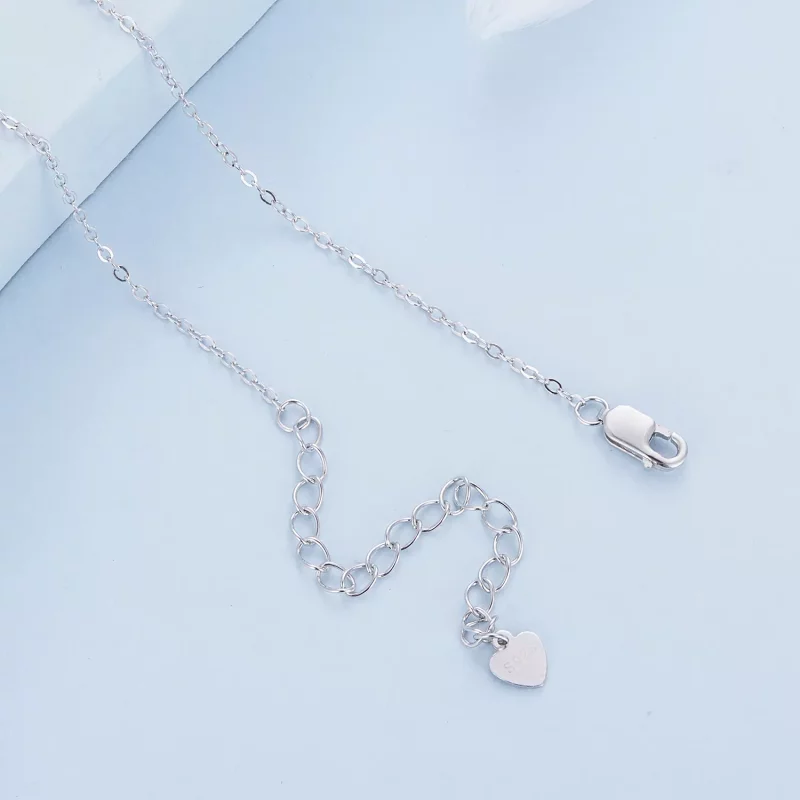 (afbeelding voor) Pandora Stijl Engel Ring Roze Ketting - BSN313 - Bekijken 5