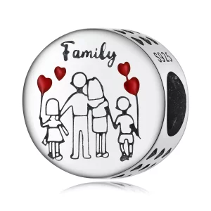 Pandora Stijl Familiebedel - SCC2494 (afbeelding voor) Pandora Stijl Familiebedel - SCC2494