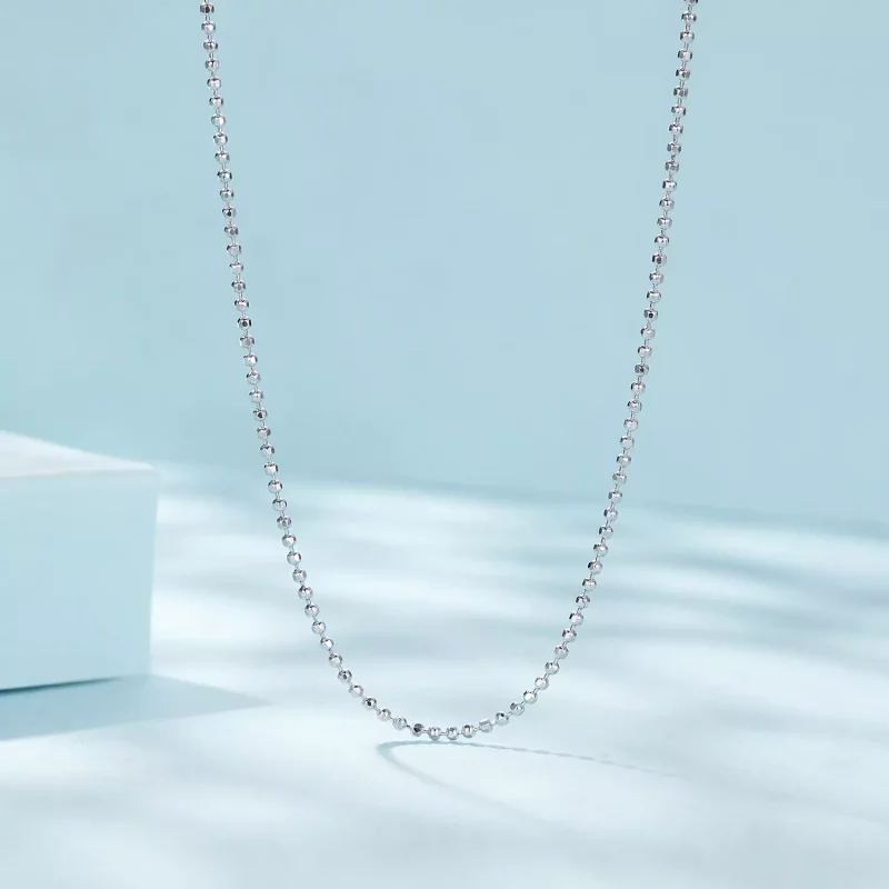 (afbeelding voor) Pandora Stijl Flash Kralen Ketting - Basis Halsketting - SCA027 - Bekijken 3