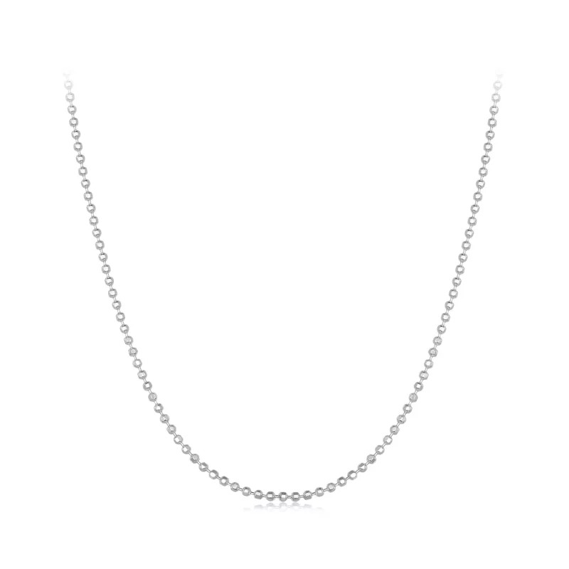 (afbeelding voor) Pandora Stijl Flash Kralen Ketting - Basis Halsketting - SCA027