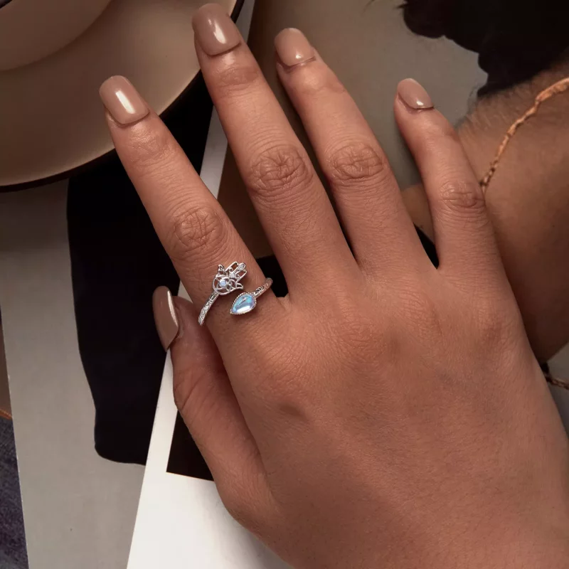 (afbeelding voor) Pandora Stijl Geluks Hand Ring - BSR486-E - Bekijken 5