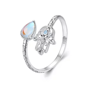 (afbeelding voor) Pandora Stijl Geluks Hand Ring - BSR486-E