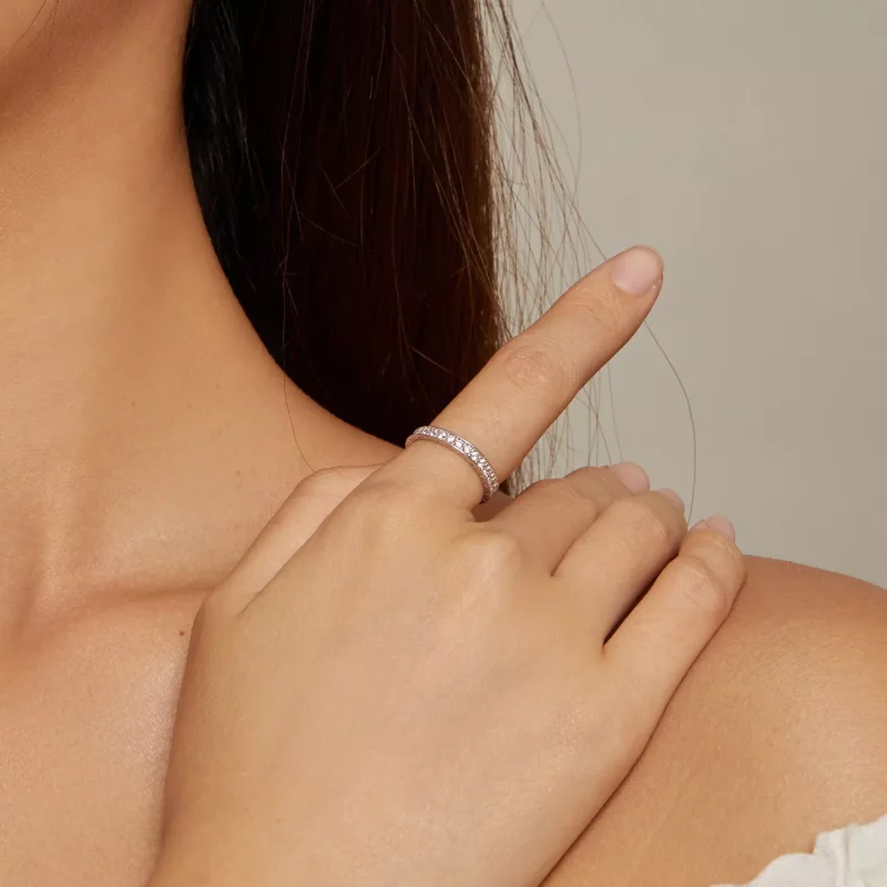 (afbeelding voor) Pandora Stijl Glanzende Ring - BSR462 - Bekijken 4