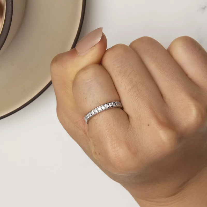 (afbeelding voor) Pandora Stijl Glanzende Ring - BSR462 - Bekijken 6