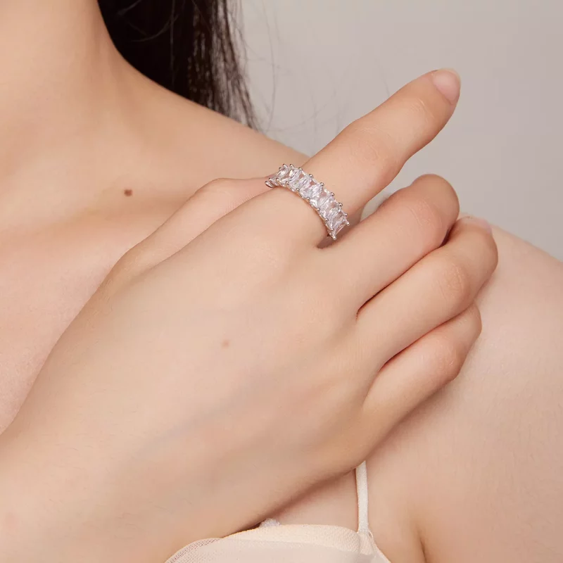 (afbeelding voor) Pandora Stijl Glanzende Zirkoon Ring - BSR409 - Bekijken 5