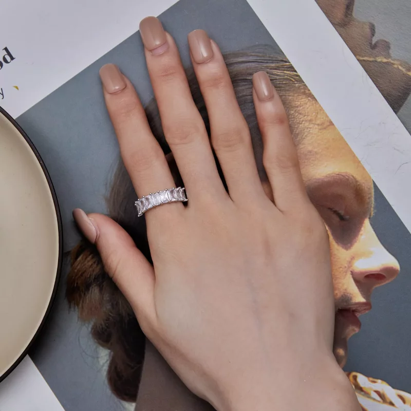 (afbeelding voor) Pandora Stijl Glanzende Zirkoon Ring - BSR409 - Bekijken 6