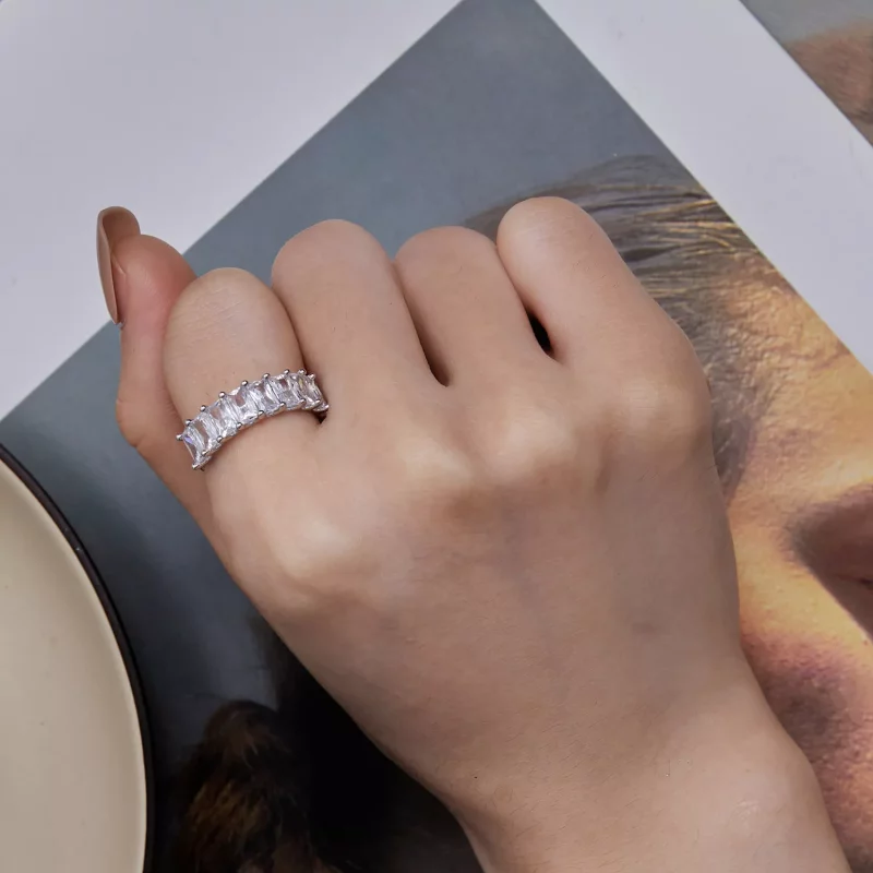 (afbeelding voor) Pandora Stijl Glanzende Zirkoon Ring - BSR409 - Bekijken 7