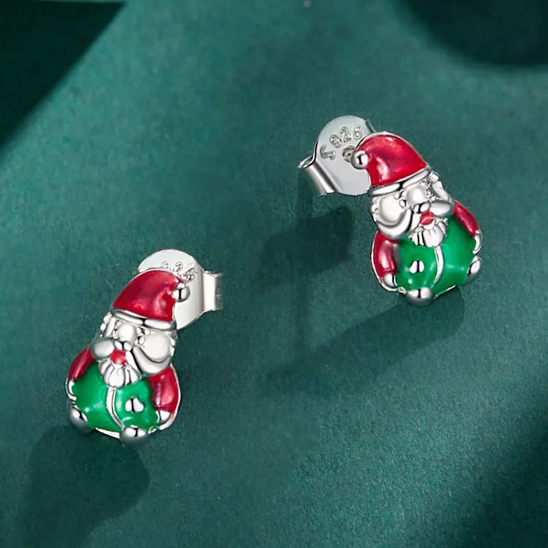 (afbeelding voor) Pandora Stijl Glow-In-The-Dark Kerst Studs Oorbellen - BSE918 - Bekijken 4