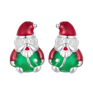 Pandora Stijl Glow-In-The-Dark Kerst Studs Oorbellen - BSE918 (afbeelding voor) Pandora Stijl Glow-In-The-Dark Kerst Studs Oorbellen - BSE918