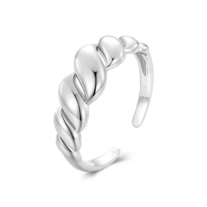 Pandora-stijl Golven Open Ring - BSR459-E (afbeelding voor) Pandora-stijl Golven Open Ring - BSR459-E