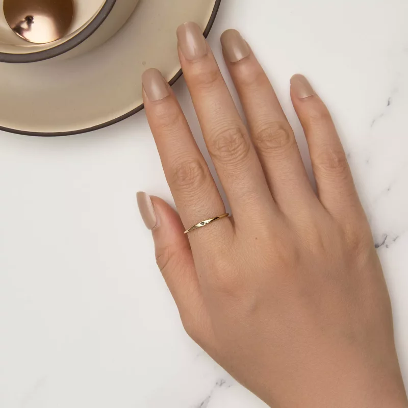 (afbeelding voor) Pandora-stijl Gouden Liefdes Hart Ring - SCR468-B - Bekijken 5