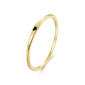 Pandora-stijl Gouden Liefdes Hart Ring - SCR468-B (afbeelding voor) Pandora-stijl Gouden Liefdes Hart Ring - SCR468-B