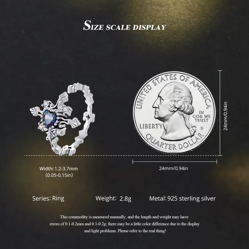 (afbeelding voor) Pandora Stijl Halloween Kruis Ring - BSR482-E - Bekijken 6