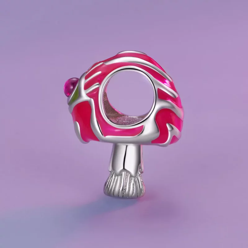 (afbeelding voor) Pandora Stijl Hallucinogene Paddenstoelen Bedel - SCC2532 - Bekijken 4