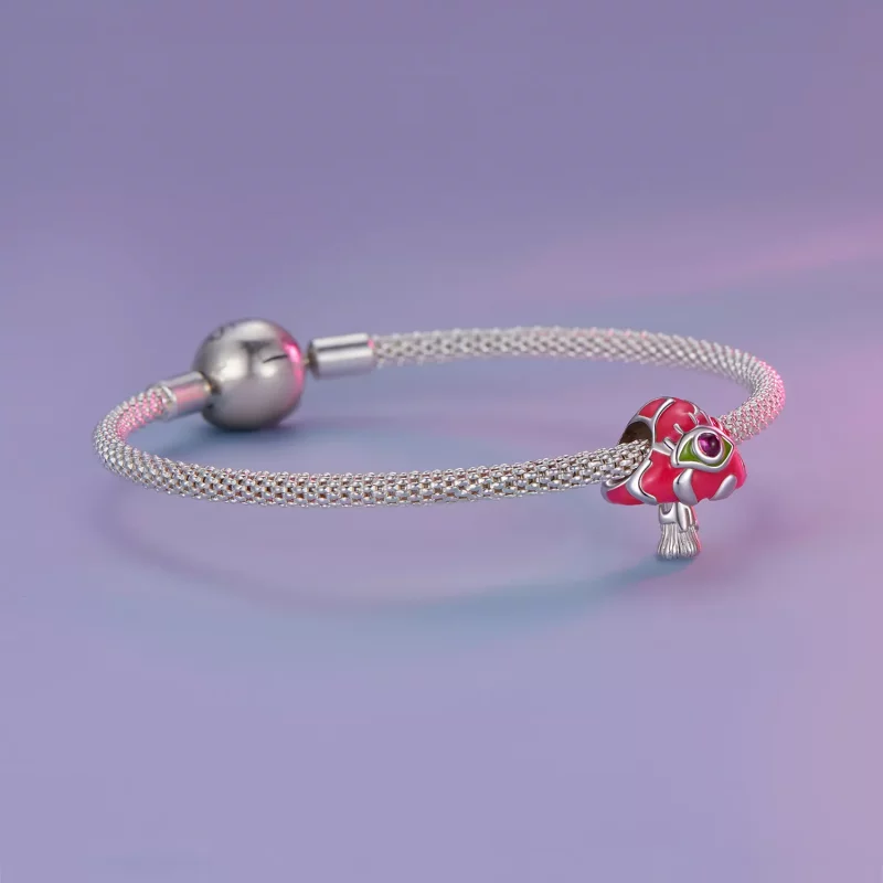 (afbeelding voor) Pandora Stijl Hallucinogene Paddenstoelen Bedel - SCC2532 - Bekijken 6